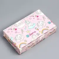 Коробка складная &laquo;Единороги&raquo; 20&times;12&times;4 см