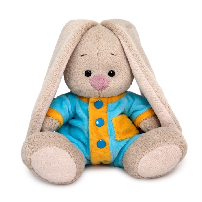 Мягкая игрушка &laquo;Зайка Ми в голубом комбинезоне&raquo;, 15 см