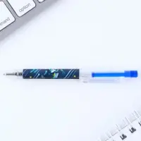 Ручка шариковая, синяя паста мини автоматическая &laquo;Робот&raquo;