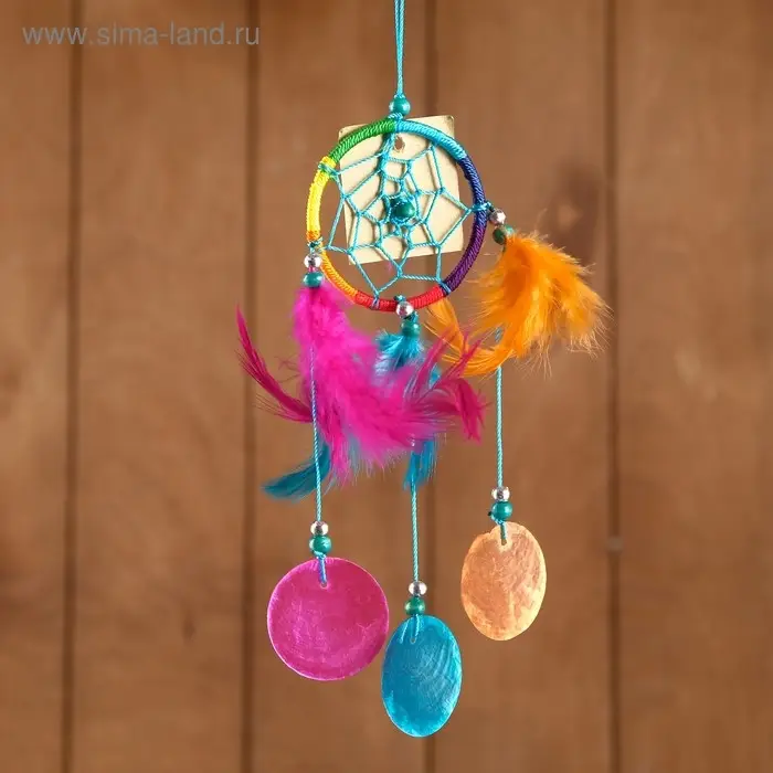 Ловец снов "Нежность" разноцветный 6х0,5х20 см