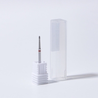 Фреза для маникюра, безопасная, 4 грани, 1,2 &times; 2,5 мм, в пластиковом футляре