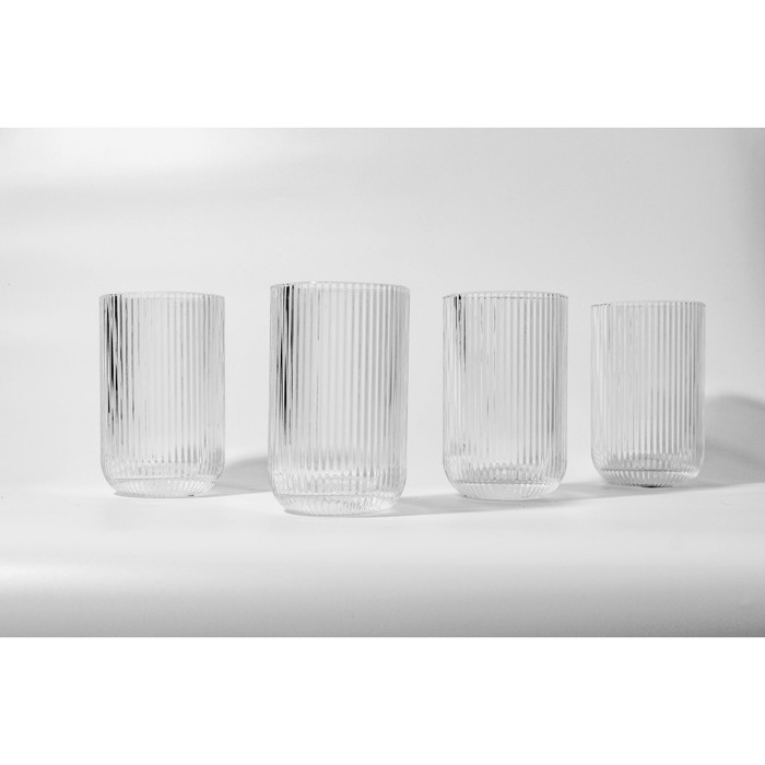 Стакан стеклянный Magistro &laquo;Грани&raquo;, 400 мл, 8&times;13 см