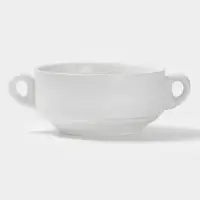 Бульонница Hanna Kn&ouml;vell, 350 мл, фарфор, белая