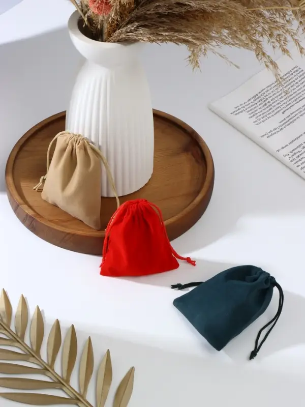 Мешочек бархатный &laquo;Ассорти новогодний&raquo;, 9&times;10, МИКС