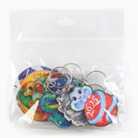 Брелок новогодний, для ключей, деревянный &laquo;Лучшего года&raquo;, МИКС из 6 штук