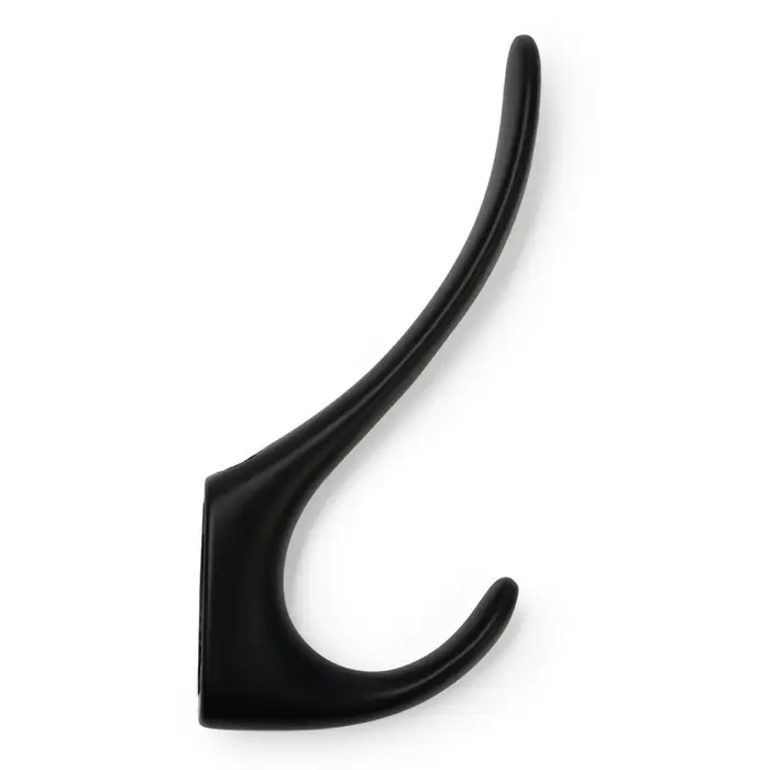 Крючок мебельный CAPPIO NOTE, двухрожковый, цвет черный