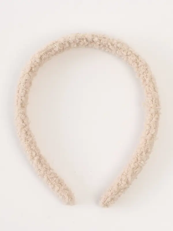 Ободок для волос плюшевый, цвет бежевый, Коты аристократы