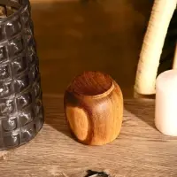 Стакан, 8&times;8&times;8 см, тиковое дерево