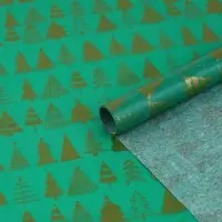 Упаковочная бумага на новый год тишью &laquo;Ёлочки&raquo;, 50 х 70 см