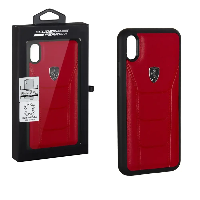 Чехол iPh XS MAX Ferrari 488 КРАСНЫЙ