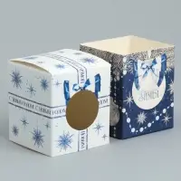 Бонбоньерка новогодняя &laquo;Уютной зимы&raquo;, 6 х 7 х 6 см