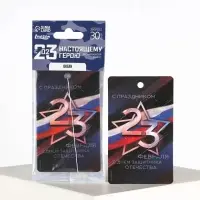 Ароматизатор в машину &laquo;23 Февраля&raquo;, аромат океан