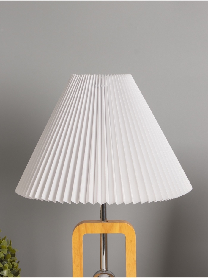 Лампа настольная BayerLux ЭКО "Диана" 1х40Вт Е27 коричневый 30х30х46см