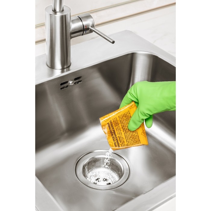 Средство для устранения засоров, EXPEL ЖИРОГОН, от жира и пищевых остатков 2 саше по 50г