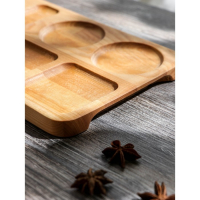 Поднос-подставка Adelica &laquo;Чайная станция&raquo;, на 2 персоны, с потайными ручками, 40&times;18&times;1,8 см, берёза