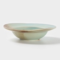 Тарелка глубокая "Sand Ripples" Magistro 22см, 22,5х6 цвет желтый, голубой, коричневый