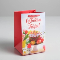 Пакет подарочный, упаковка, &laquo;Со Светлой Пасхой!&raquo;, 10 х 16 х10 см