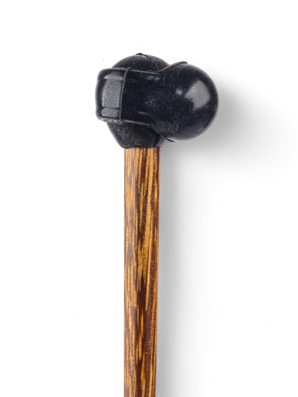 Глюкофон - музыкальный инструмент, цветок черный, 11 лепестков, 18 х 18 х 11 см