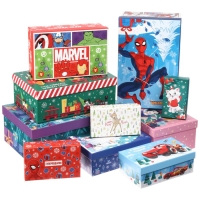 Новый год. Набор коробок 10 в 1 "С Новым годом!", Disney зеленая