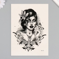 Татуировка на тело цветная "Пустая душа" 26,1х14,6 см