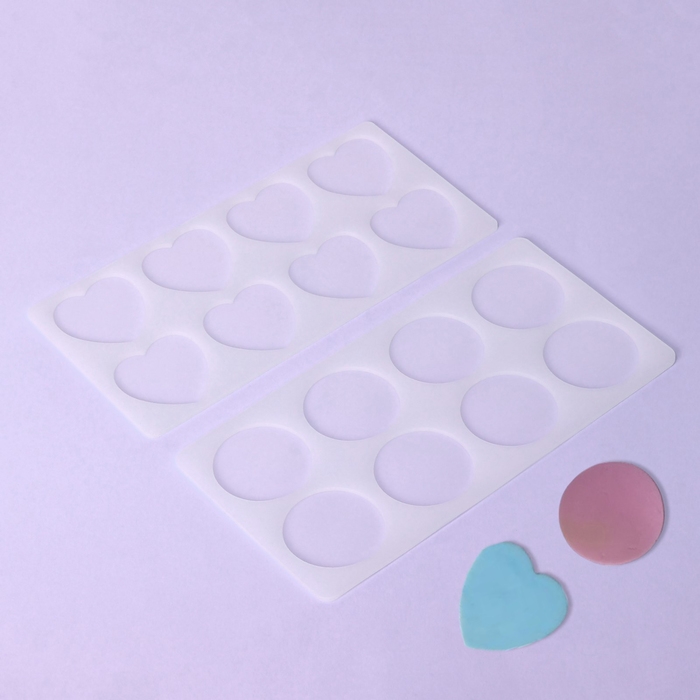 Набор форм для шоколада, 2 шт, силикон, 23&times;12 см, цвет прозрачный