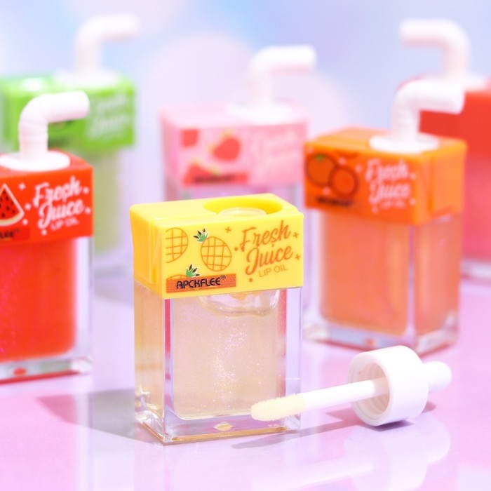 Блеск для губ &laquo;Фруктовый сок&raquo;, микс цветов и запахов