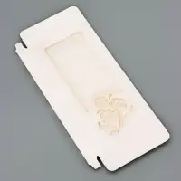 Подарочная коробка под плитку шоколада, с вырубным окном, &laquo;Цветочки&raquo;, 17.1&times;8&times;1.4 см