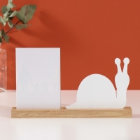 Фоторамка дерево, акрил 10х15 см "Улитка" 4х27,3х14 см