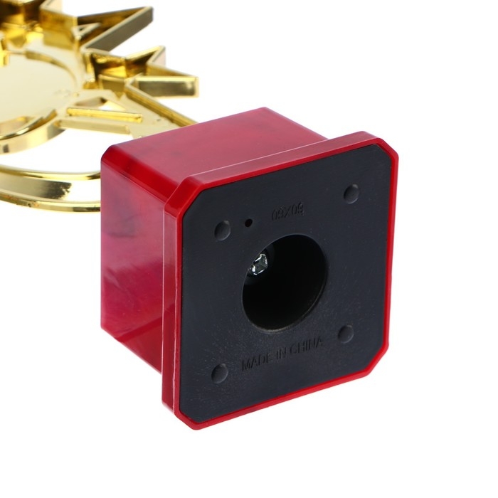 Наградная фигура &laquo;Звезда&raquo; B, подставка пластик красная, 21 х 12 х 7,5 см