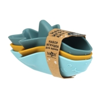 Набор игрушек для ванны &laquo;Акула-лодочка&raquo;, 3 шт., Mum&Baby