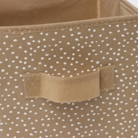 Короб для хранения Доляна Points, 19&times;19&times;19 см, цвет бежевый