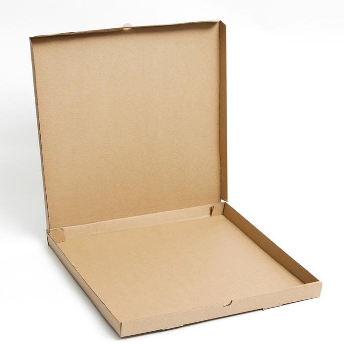 Коробка для пиццы, крафт, 50 х 50 х 4 см