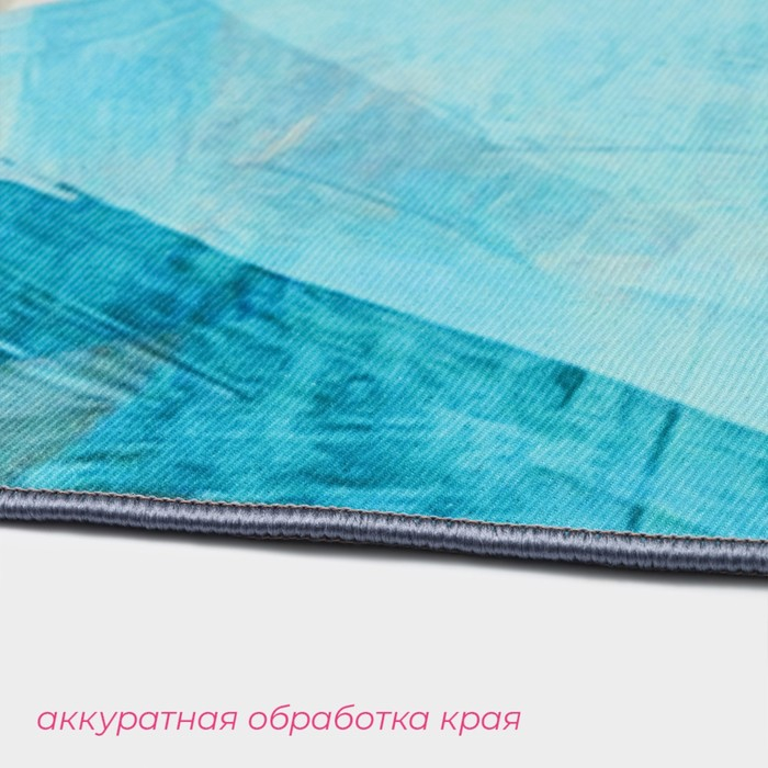 Коврики для ванной и туалета Доляна &laquo;Эмоции&raquo;, 2 шт: 50&times;80 см, 50&times;40 см