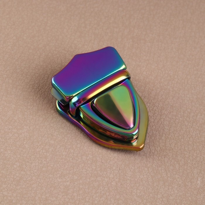 Застёжка для сумки, 3 &times; 4,2 см, цвет бензин