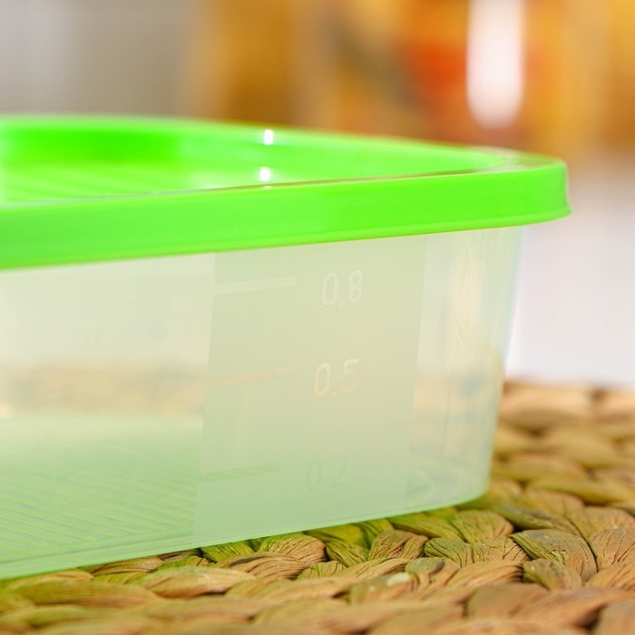 Набор пищевых контейнеров &laquo;BioFresh&raquo;, 3 шт: 1 л, 1,6 л, 2,3 л, цвет микс