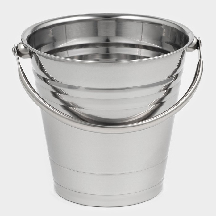 Ведро для льда из нержавеющей стали &laquo;Классик&raquo;, 18,5&times;17,5&times;16 см