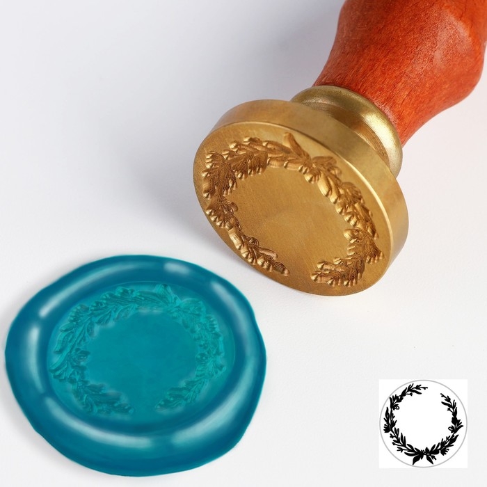 Сургучная печать &laquo;Венок&raquo;, 12.5 х 4 х 4 см