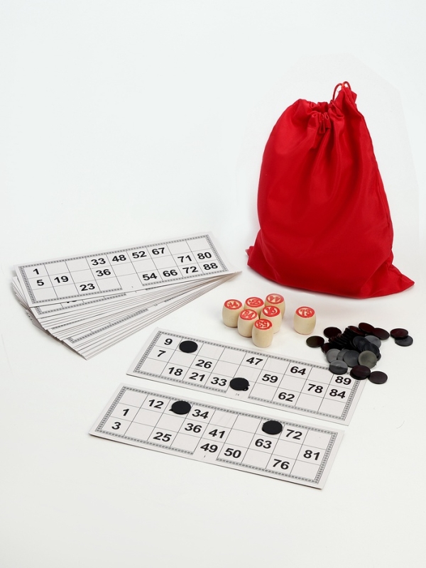 Русское лото настольная игра "Матрешка", бочонок 2.7 х 2.1 см, 24 карточки 21.4 х 7.9 см