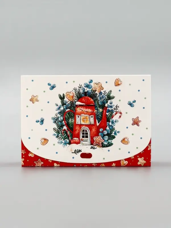 Складная коробка подарочная &laquo;Уютное рождество&raquo;, 16 &times; 11,5 &times; 5 см