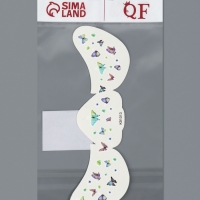 Татуировка для лица и тела &laquo;Веснушки. Бабочки&raquo;, 1 шт., зелёный