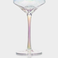 Набор бокалов для вина стеклянный Magistro &laquo;Дарио&raquo;, 500 мл, 7,3&times;25 см, 2 шт, цвет перламутровый