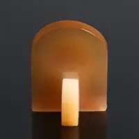 Икона Господь Вседержитель, 6х5 см, селенит