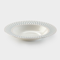 Тарелка глубокая WY Royal bird, d=21.5 см, фарфор