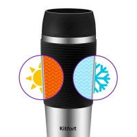 Термокружка для кофе КТ-1224 - 0.4 л