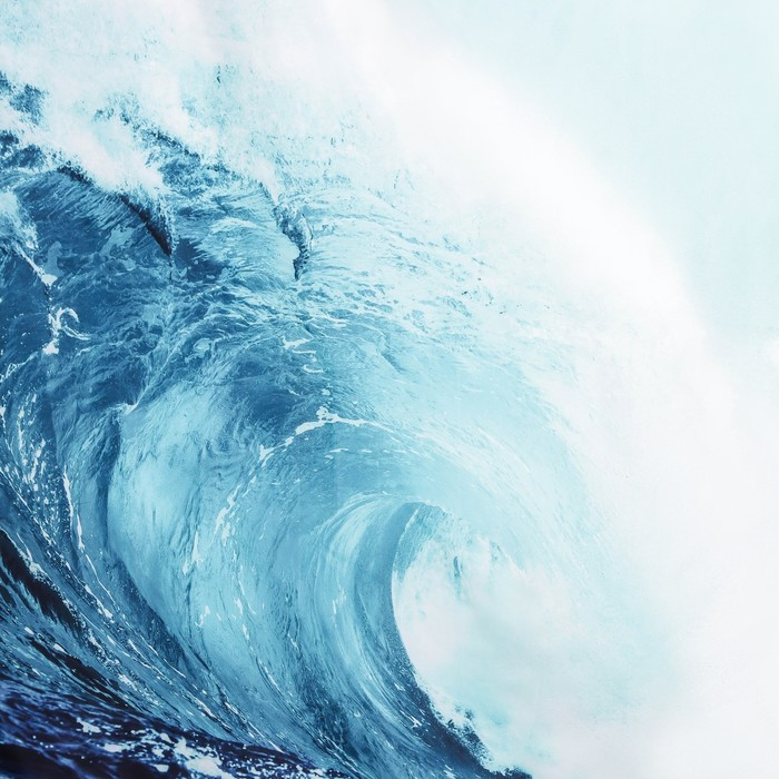 Штора для ванны Доляна WAVE, с люверсами, 180&times;180 см, полиэстер