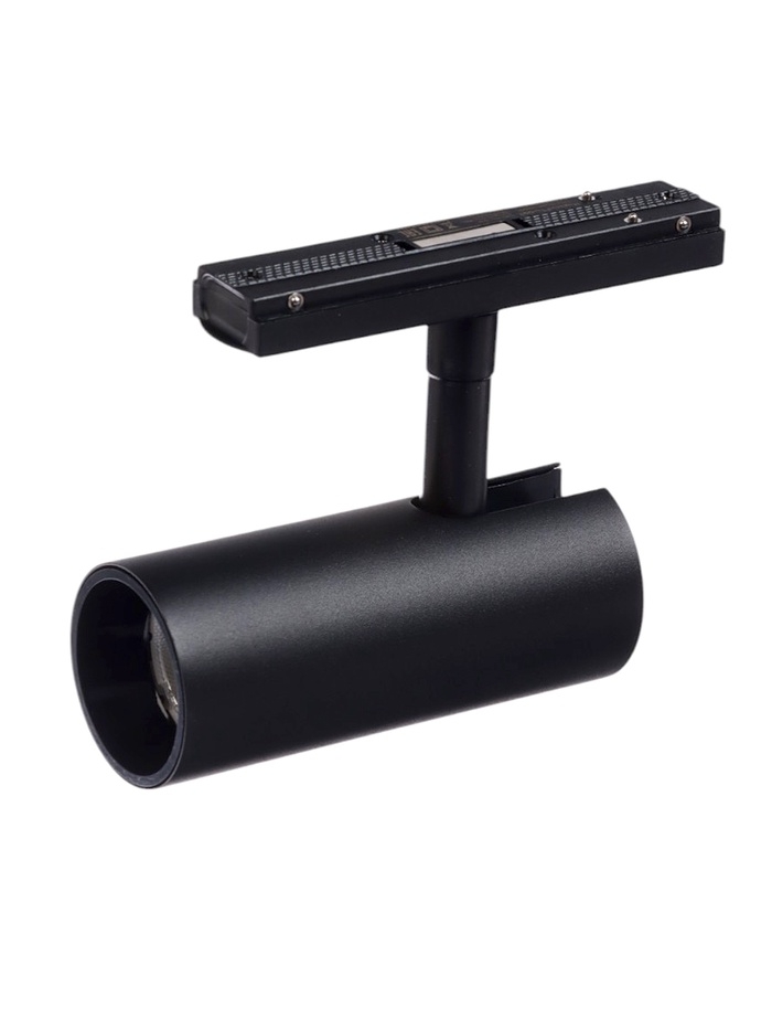 Трековый светильник, серия "Flat" FTL-007, 10Вт, 48В, 3000К, IP20, черный