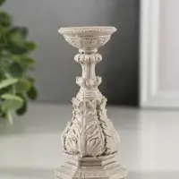 Подсвечник "Антик" высота 10 см, под камень