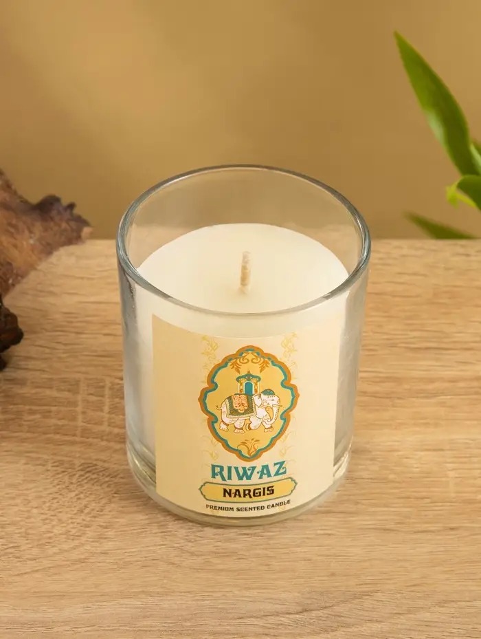 Свеча ароматическая в стекле "Лемонграсс" соевый воск 120гр