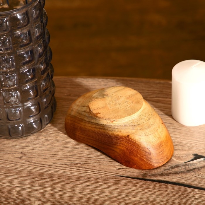 Тарелка 17х8х7 см, тиковое дерево