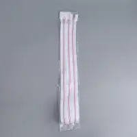 Молния &laquo;Спираль&raquo;, №5, разъёмная, замок автомат, 80 см, белая, розовая